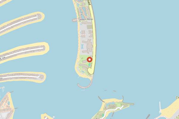 Map showing Trèsind Studio in Dubai