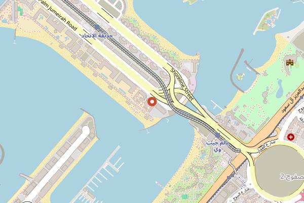 Map showing BLING in Dubai