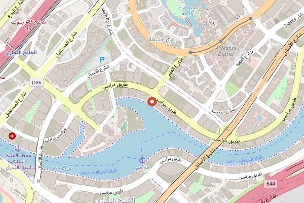 Map showing Lolita Pool Bar & Lounge in Dubai