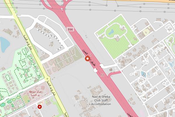 Map showing Soho Garden DXB in Dubai