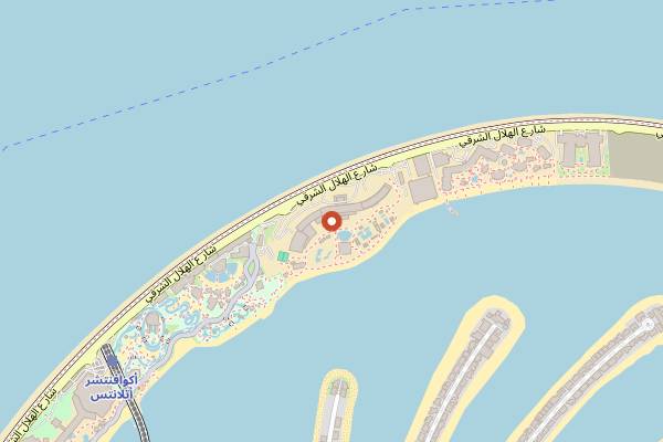 Map showing Ariana's Persian Kitchen in Dubai