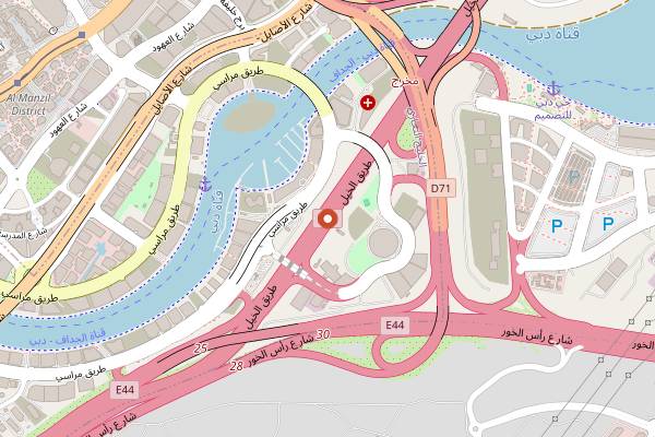 Map showing Din Tai Fung in Dubai