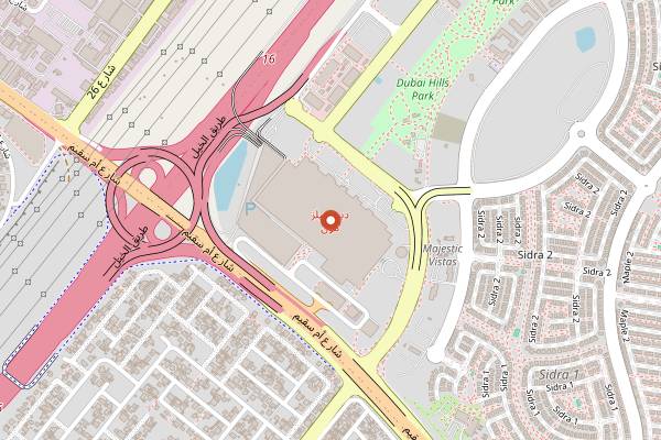 Map showing Koshary Abu Tarek in Dubai