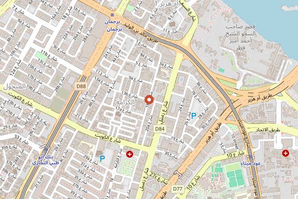 Map showing Chai King in Dubai