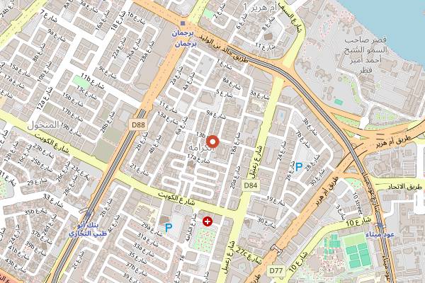 Map showing Just Vada Pav in Dubai