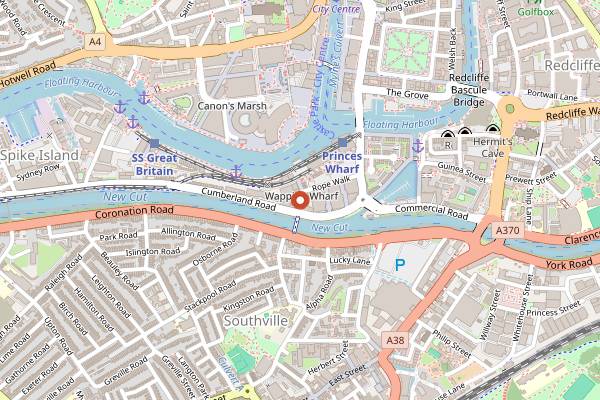 Map showing Salt & Malt in Bristol