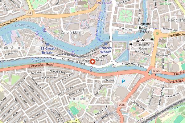 Map showing Salt & Malt in Bristol
