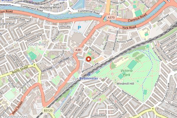Map showing Migrateful Bristol in Bristol