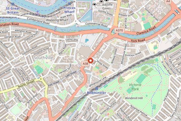 Map showing eat:Bedminster in Bristol