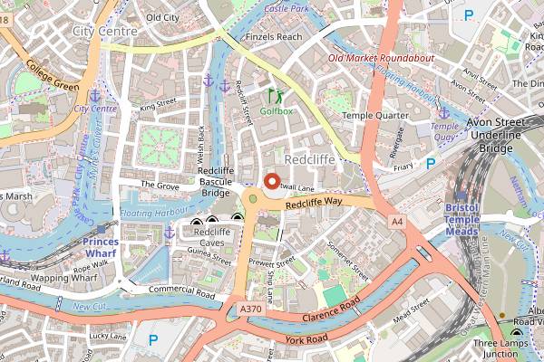 Map showing Pasture in Bristol