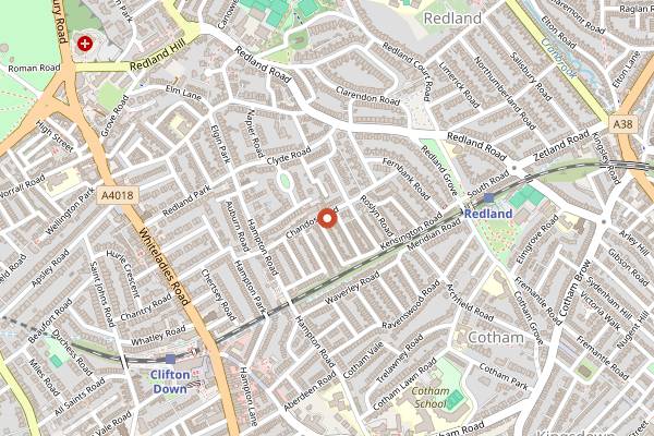 Map showing Wilsons in Bristol