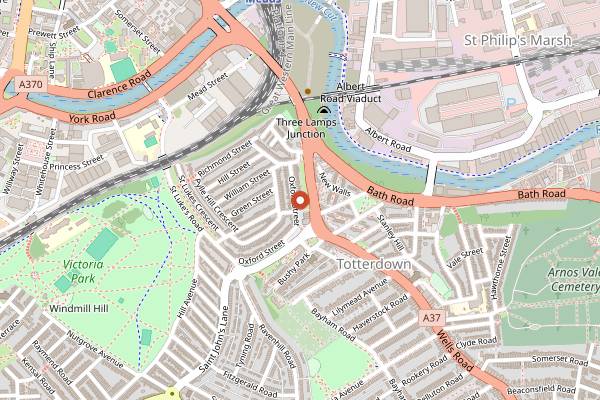 Map showing Little Martha Brewing in Bristol