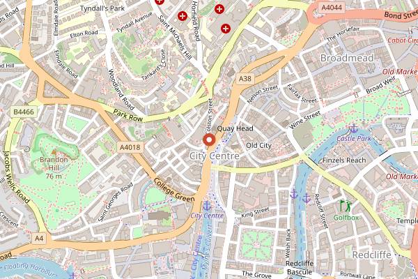 Map showing Bambalan in Bristol