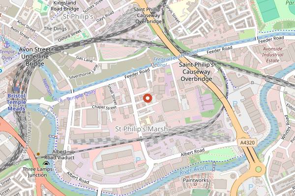 Map showing Motion in Bristol