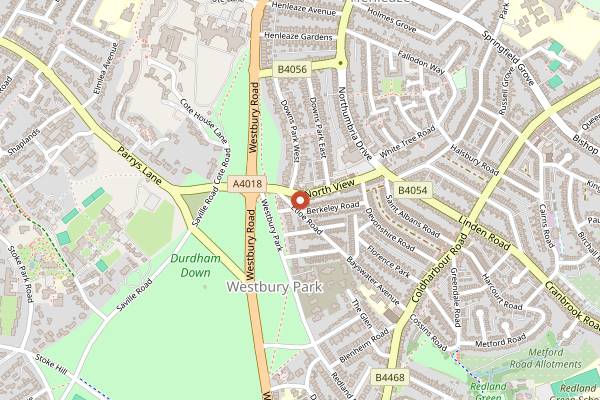 Map showing Little French in Bristol