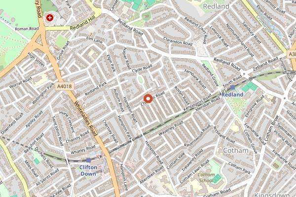 Map showing One Fish Street in Bristol