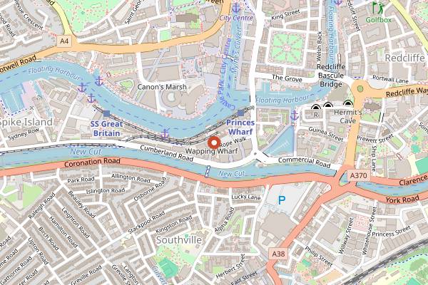 Map showing Root in Bristol