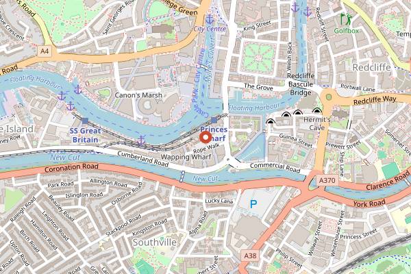 Map showing Loki Poke in Bristol