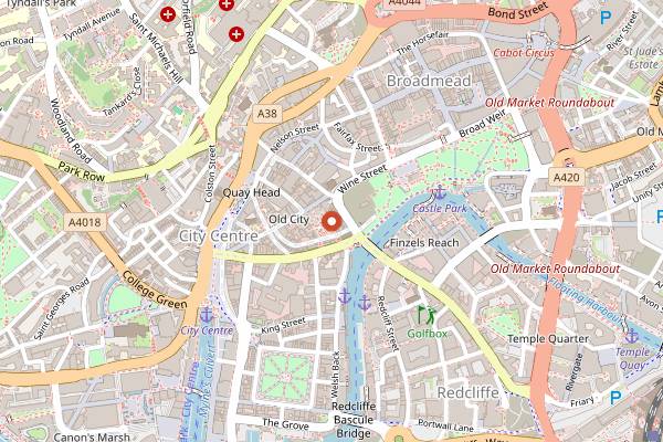 Map showing Low and Slow in Bristol