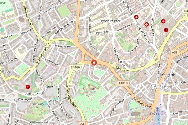 Map showing Taka Taka in Bristol