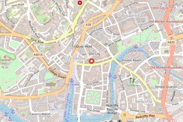 Map showing Cotto in Bristol