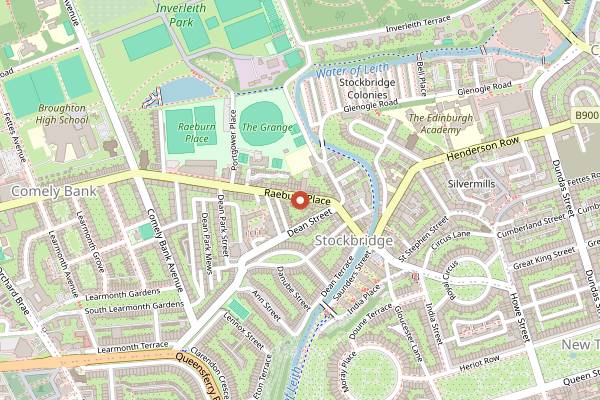 Map showing Cowan & Sons in Edinburgh
