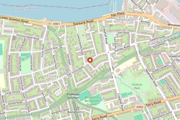 Map showing Mr Eion Coffee Roaster in Edinburgh