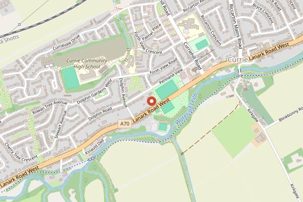 Map showing where the festival is in Edinburgh