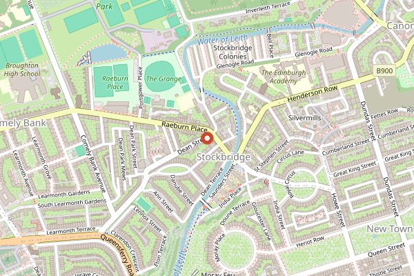 Map showing Good Brothers Wine Bar in Edinburgh