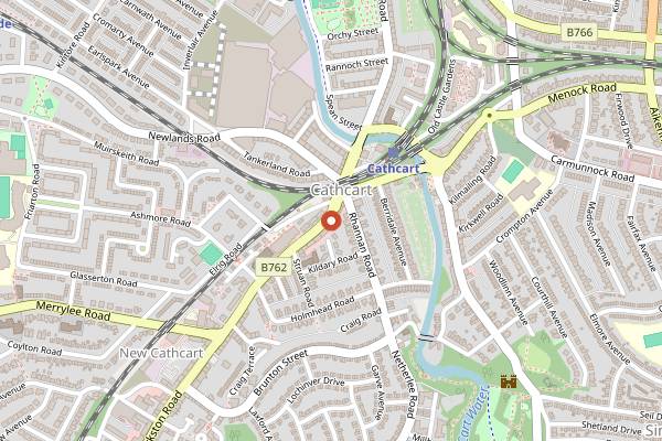 Map showing A.Pastry in Glasgow