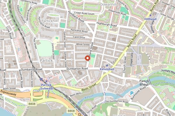 Map showing Lily Bakes Cakes in Glasgow
