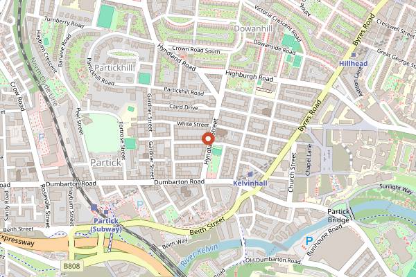 Map showing My Home Bakery in Glasgow