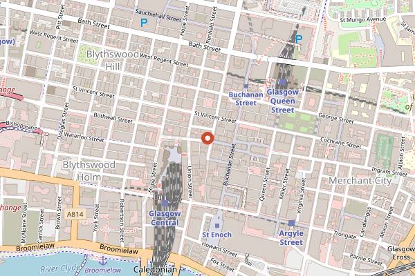 Map showing Tantrum Doughnuts in Glasgow