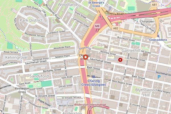 Map showing Non Viet in Glasgow