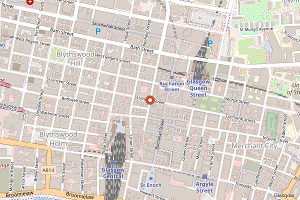 Map showing Topolabamba in Glasgow
