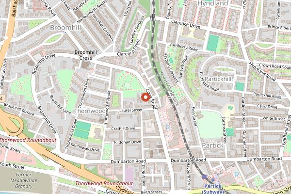Map showing Ashoka Cook School in Glasgow