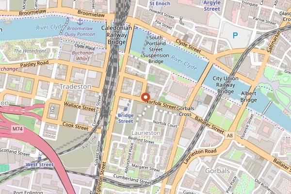 Map showing Namak Mandi in Glasgow