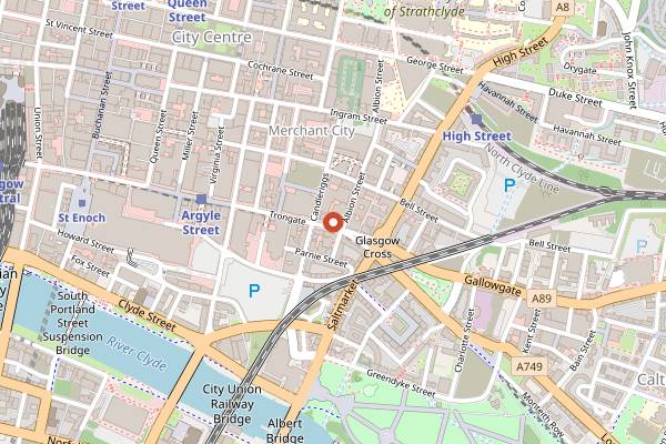 Map showing Boteco do Brasil in Glasgow