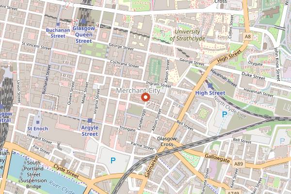 Map showing Dakhin in Glasgow