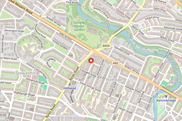 Map showing Ka Pao in Glasgow