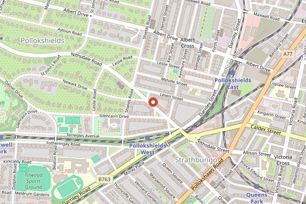 Map showing Made From Grapes in Glasgow