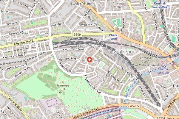 Map showing Lemonia in London