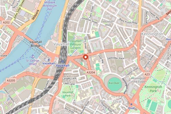 Map showing Eagle London in London