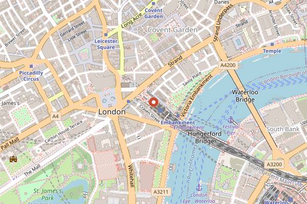 Map showing Heaven in London