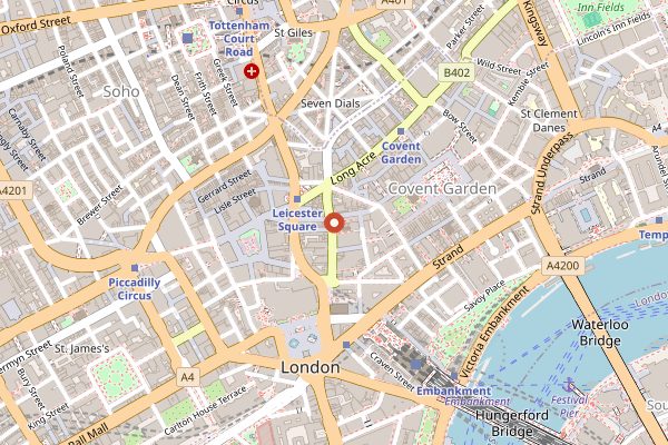 Map showing Koshari Street in London