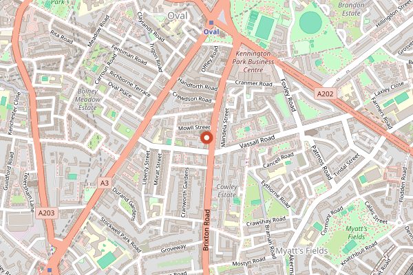 Map showing Diogenes the Dog in London