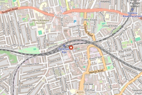 Map showing Forza Wine in London