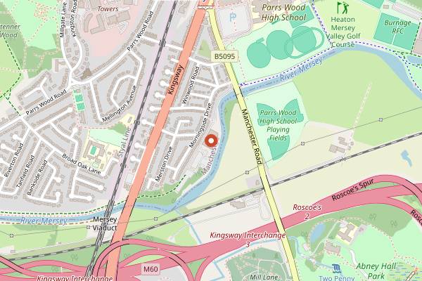 Map showing Food Sorcery in Manchester
