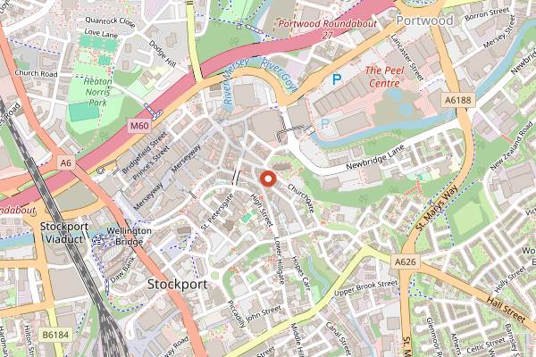Map showing Where The Light Gets In in Manchester