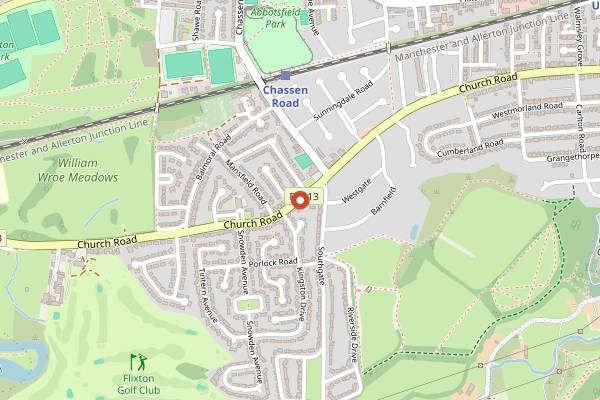 Map showing Restaurant Orme in Manchester